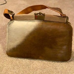 Vintage horsehair purse